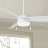 54" Minka Aire Airetor III White LED Ceiling Fan with Pull Chain - 2 of 4
