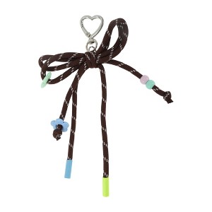 Unique Bargains Braided Bow with Love Buckle Handbag Charm 1 Pc - 1 of 4