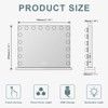 HOMLUX Hollywood Vanity Mirror - 10X Magnification, Hanging Setting, Smart Touch - 3 of 4