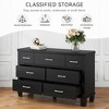 Zstar Dresser with 7 Drawers, Chest of Drawers Closet with Metal Handle, Wooden Dresser Organizer for Bedroom, Living Room - 2 of 4