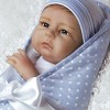 Paradise Galleries Silicone Vinyl Reborn Baby Boy, 20 inch Newborn Baby Bundles: All The Ladies Love Me, 7-Piece Ensemble - 3 of 4