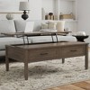 WyndenHall Cantina Lift Top Coffee Table Smoky Brown - 3 of 4