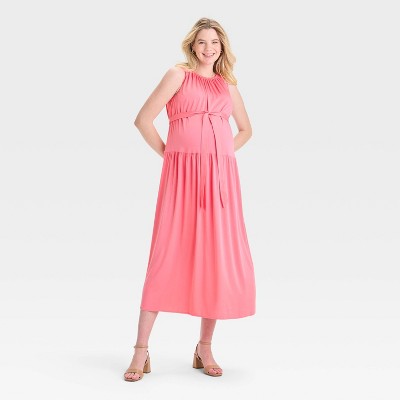 Tie-Front Maxi Maternity Dress - Isabel Maternity by Ingrid & Isabel™