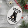 I Don't Like Morning People Quirky Cat, Cute and Funny Christmas Gift| OrnamentallyYou - 4 of 4