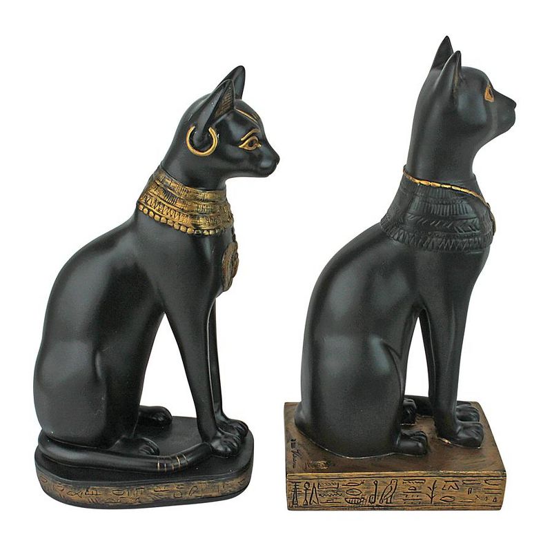 Design Toscano Egyptian Cat Goddess Bastet Statues: Set of Two, 4 of 8