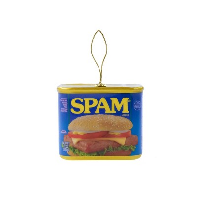 SPAM Decoupage Christmas Tree Ornament