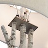 John Timberland Woodland 30" Tall Faux Birch Tree Large Farmhouse Rustic Country Cottage End Table Lamp White Single Living Room Bedroom Bedside - 4 of 4