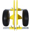 Acekool Adjustable Door Dolly, 600lbs Capacity Panel Cart with 2 Pneumatic Wheels, Clamp Grip for Drywall, Doors, Heavy Appliances - 3 of 4