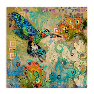 Stupell Industries Boho Hummingbird Pattern, 24" x 24" - 1 of 4
