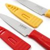 Grantville 3.5 Inch Paring Knife & Sheath - 4 Assorted Colors - PP Handle - PVC Tube - 4 of 4