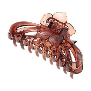 Unique Bargains Fashion Rose Flower Hair Clip Hairdo Clip 1 Pc - 1 of 4