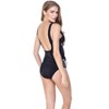 Women's V-Neck Bikini Set - Ruffled Top Bathing Suits with U-Back Design & High-Waisted Ruched Swim Bottom, Two-Piece Swimsuits for Women - Tirrinia - 3 of 4