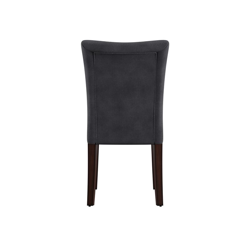 Set of 2 Quinby Parson Dining Chair Wood Charcoal - Inspire Q, 6 of 10