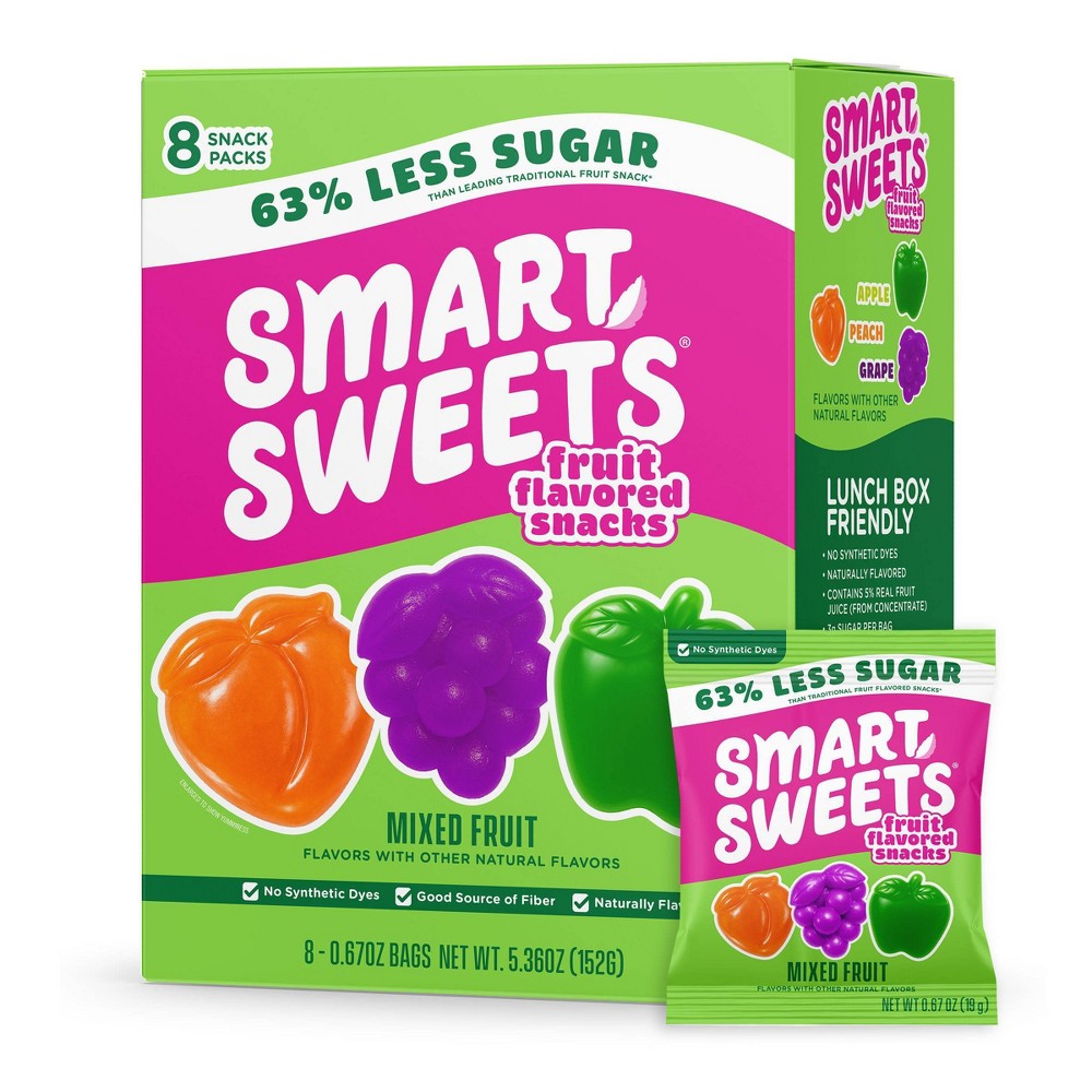 SmartSweets Mixed Fruit Snack Mix - 5.36oz/8pk