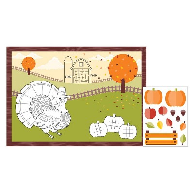 24ct Fall Paper Activity Placemats