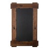 Dovelina Farmhouse Wood Frame Rectangle Decorative Wall Mirror - 4 of 4