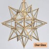 Claxy Modern Moravian Star Pendant Light Boho Gold Hanging Light 16 Inch - 4 of 4