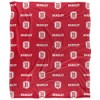 Bradley University Logo Pattern Silky 50x60 Blanket, 1 Sided - 2 of 4