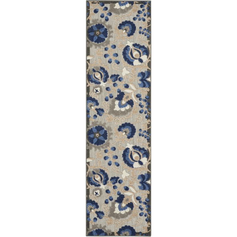 Nourison Aloha Floral Textured Outdoor Area Rug, 1 of 11