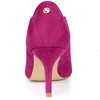 Allegra K Women's Pointed Toe Pull on Stiletto Heels Pumps - 3 of 4