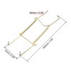 Unique Bargains U Type Zinc Plated with Tip Protectors Invisible Wall Decorative Hooks 2 Pcs - 2 of 3