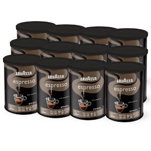 Lavazza Espresso Ground Coffee, Medium Roast, 100% Arabica, 8 oz Tin (Pack of 12) - 1 of 4