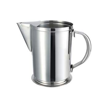  PURE Stainless Steel Pitcher - 2L Water Pitcher - Durable  Stainless Steel Jug - Serving Pitcher for Juicing - 67oz Stainless Pitcher  : Home & Kitchen