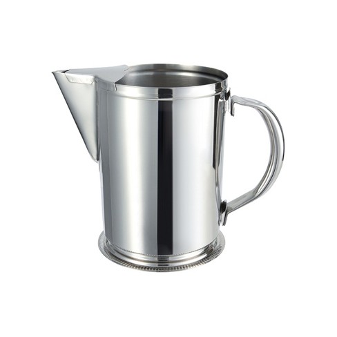 Winco - WPB-2 - 2 qt Stainless Steel Bell Pitcher