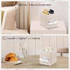 LunaLulink Leather Square Tissue Box Set, Modern Decorative Tissue Holder for Bathroom Vanity, Nightstand, Desk, for Home and Office Decoration - 2 of 4