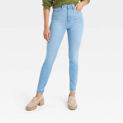 Women's High-rise Skinny Jeans - Universal Thread™ Indigo 00 : Target