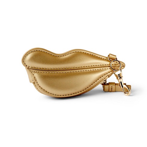 Gold Lips Coin Pouch DVF for Target