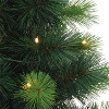 2ft Puleo Pre-Lit Tabletop Artificial Christmas Tree Gold Sac Clear Lights - 3 of 3