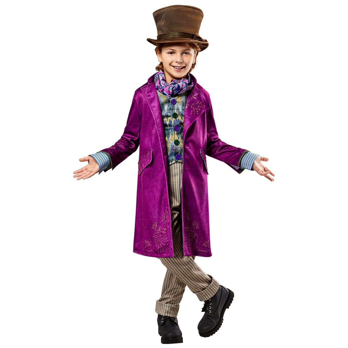 Rubies Wonka Movie Willy Wonka Boys Deluxe Costume for Boys