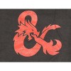 Dungeons & Dragons Logo Men's Black Graphic Sleep Pajama Shorts - 2 of 3