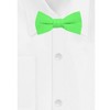 Jacob Alexander Young Boys' Solid Color Pre-Tied Adjustable Banded Bow Tie - 2 of 4