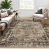 Fulvari Washable Runner Rug,Non-Slip Boho Vintage Hallway Rug with Rubber Backing, Stain Resistant Distressed Carpet Runner for Kitchen - 4 of 4