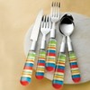 BrylaneHome Santa Fe Striped 20 Piece Flatware Set - 2 of 3