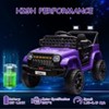 12V Ride On Car for Kids, Electric Vehicle Toddles, Battery Powered Truck Car Toy with RC, LED, Music, 4-Wheel Suspension - 3 of 4