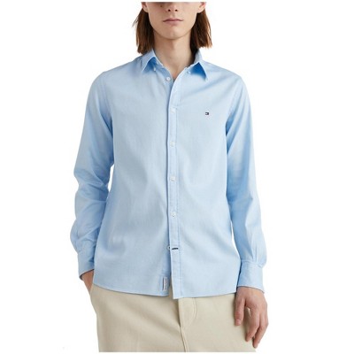 Tommy Hilfiger Mens Trim-Fit Button Up Shirt