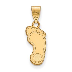 Black Bow Jewelry 14k Yellow Gold North Carolina Tar Heels NCAA Medium Pendant - 1 of 3