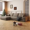 PAGED Cloud Sectional Couch, Modern Modular Sofa with Deep Seat, Upholstered Couches with Chaise for Living Room - 4 of 4