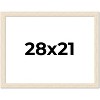 PosterPalooza | 28x21 Wide Barnwood Picture Frame, UV Acrylic, 6 Finishes - Grey, Brown, White, and Black - 2 of 4