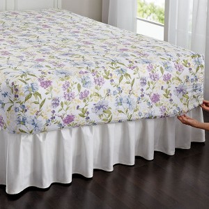 BrylaneHome 300 Thread Count Cotton Printed Bed Tite; Sheet Set - 1 of 4