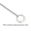 Unique Bargains Detachable Metal Smooth Convenient Keychain Lanyard with Clasp - 4 of 4