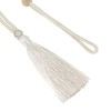 Unique Bargains Curtain Tiebacks Faux Diamond Tassel Cotton Linen Beige 2 Pcs - 3 of 3