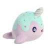 Aurora Tasty Peach 7" Pastel Lollipop Nomwhal Purple Stuffed Animal ...
