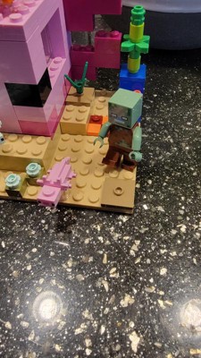 LEGO Minecraft La maison Axolotl 21247 Ensemble de jeu de construction (242  pièces) Comprend 242 pièces, 7+ ans 