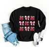 Simply Sage Market Women's Graphic Sweatshirt Coquette Pink Cherry Chart - 2 of 4