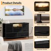 8-Drawer Storage Cabinet TV Cabinet for 55-Inch TV Entertainment Center - 4 of 4