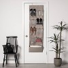 15 Pocket Over the Door Hanging Shoe Organizer Gray - Room Essentials™ - 2 of 4